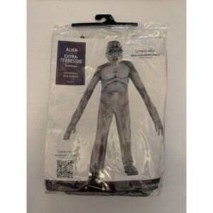 Gray Alien Extended Arms Scary Halloween Costume Child’s Medium 8-10 Amscan 160